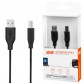 Кабель 2E USB для принтера 2.0 AM / BM DSTP, black чёрный, 1.8m / 2E-W-3169m1.8 с быстрой доставкой Кабель 2E USB для принтера 2.0 AM / BM DSTP, black чёрный, 1.8m / 2E-W-3169m1.8 с быстрой доставкой