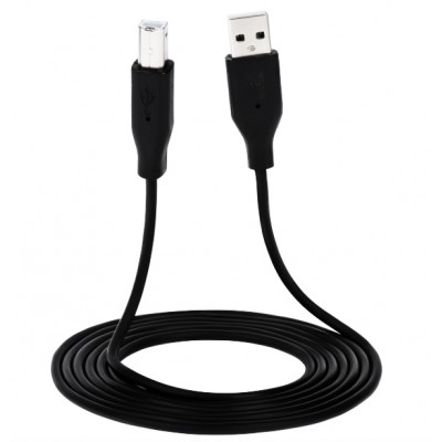 Кабель 2E USB для принтера 2.0 AM / BM DSTP, black чёрный, 1.8m / 2E-W-3169m1.8 Кабель 2E USB для принтера 2.0 AM / BM DSTP, black чёрный, 1.8m / 2E-W-3169m1.8
