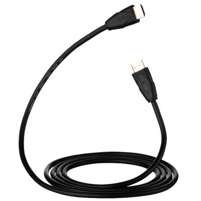 Кабель 2E HDMI M / M, 2м, 2.0, Slim High Speed Aluminum, чёрный / 2EW-1082-2M Кабель 2E HDMI M / M, 2м, 2.0, Slim High Speed Aluminum, чёрный / 2EW-1082-2M