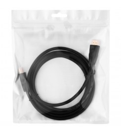 Кабель 2E HDMI M / M, 2м, 2.0, Slim High Speed Aluminum, чёрный / 2EW-1082-2M