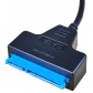 Переходник, адаптер USB V2.0 SATA для жесткого диска 2.5 3.5 + Блок питания AC/DC адаптер 12V 2A / KCSATAGD2 с быстрой доставкой