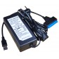 Переходник, адаптер SATA USB для жесткого диска 2.5 3.5 + Блок питания AC/DC адаптер 12V 2A / KCSATAGD с быстрой доставкой Переходник, адаптер SATA USB для жесткого диска 2.5 3.5 + Блок питания AC/DC адаптер 12V 2A / KCSATAGD с быстрой доставкой