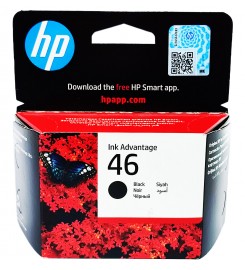 Картридж HP 46 Black, Deskjet Ink Advantage 2520 / CZ637AE