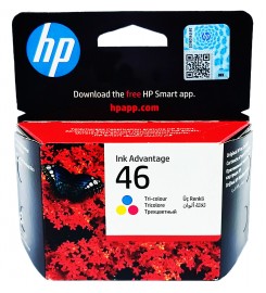 Картридж HP 46 Color, Deskjet Ink Advantage 2520 / CZ638AE