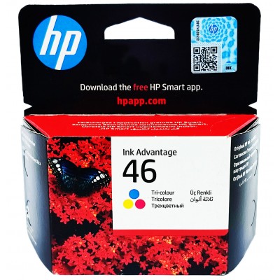 Картридж HP 46 Color, Deskjet Ink Advantage 2520 / CZ638AE Картридж HP 46 Color, Deskjet Ink Advantage 2520 / CZ638AE