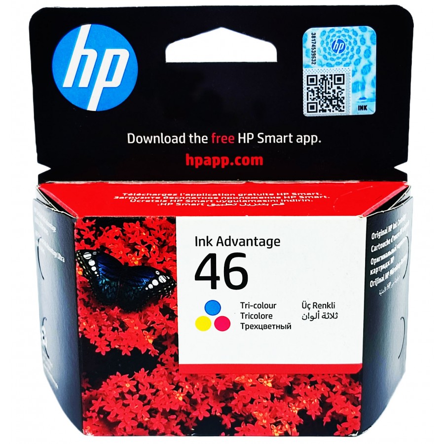 Картридж HP 46 Color, Deskjet Ink Advantage 2520 / CZ638AE с быстрой доставкой