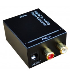 Конвертер звука оптический Digital to analog Audio цифровой в аналоговый преобразователь для телевизора Конвертер звука оптический Digital to analog Audio цифровой в аналоговый преобразователь для телевизора