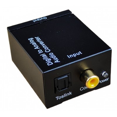 Конвертер звука оптический Digital to analog Audio цифровой в аналоговый преобразователь для телевизора Конвертер звука оптический Digital to analog Audio цифровой в аналоговый преобразователь для телевизора
