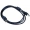 Кабель USB для принтера 2.0 AM / BM, black чёрный, 1.5m / PEAMBM1.5M