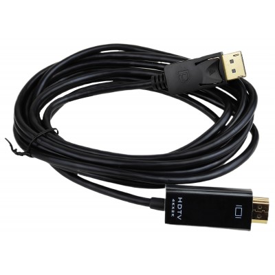 Кабель перехідник DisplayPort на HDMI 4Kx2K 3м / PEK-HD4K2K3 Кабель перехідник DisplayPort на HDMI 4Kx2K 3м / PEK-HD4K2K3