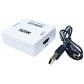 Перехідник hdmi на тюльпан AV MINI HDMI2AV конвертер відеосигналу hdmi в av RCA NS з швидкою доставкою