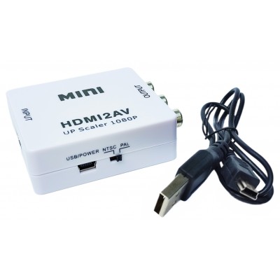 Перехідник hdmi на тюльпан AV MINI HDMI2AV конвертер відеосигналу hdmi в av RCA NS Перехідник hdmi на тюльпан AV MINI HDMI2AV конвертер відеосигналу hdmi в av RCA NS