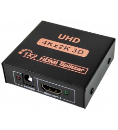 Активний HDMI 1x2 Splitter розгалужувач HDTV 4Kx2K, 3D Активний HDMI 1x2 Splitter розгалужувач HDTV 4Kx2K, 3D