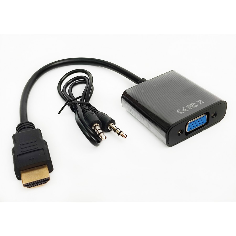Перехідник HDMI VGA з звуком, конвертер hdmi vga, адаптер hdmi vga з швидкою доставкою