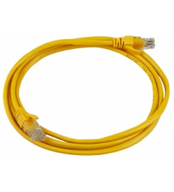 Патч-корд литий 1 метр RJ-45 жовтий / PK-1MY