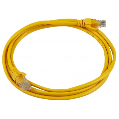 Патч-корд литой 1 метр RJ-45 желтый / PK-1MY Патч-корд литой 1 метр RJ-45 желтый / PK-1MY