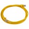 Патч-корд литой 1 метр RJ-45 желтый / PK-1MY