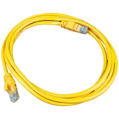 Патч-корд литой 2 метра RJ-45 желтый / PK-2MY Патч-корд литой 2 метра RJ-45 желтый / PK-2MY