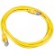 Патч-корд литой 1,5 метра RJ-45 желтый / PK-15MY