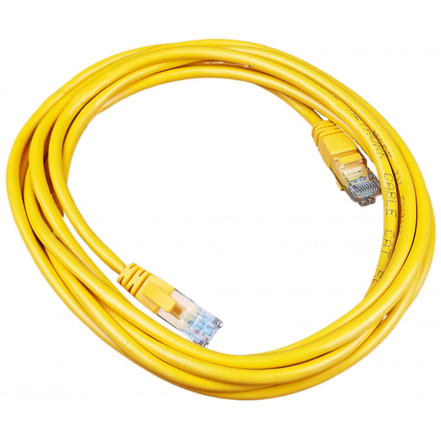 Патч-корд литой 3 метра RJ-45 желтый / PK-3MY с быстрой доставкой