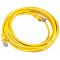 Патч-корд литой 5 метров RJ-45 желтый / PK-5MY
