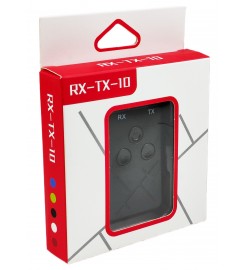 Bluetooth аудіоадаптер RX-TX-10 — передавач і приймач 2 в 1 з акумулятором Bluetooth аудіоадаптер RX-TX-10 — передавач і приймач 2 в 1 з акумулятором