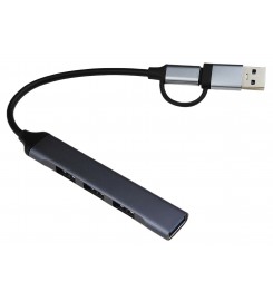 Концентратор USB 3.0 HUB 4-port SuperSpeed, Ultra Slim USB 1.1 / 2.0 / 3.0