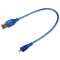 Інтерфейсний кабель для Arduino USB - microUSB 30 см / USB30-micro