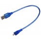 Інтерфейсний кабель для Arduino USB - microUSB 30 см / USB30-micro з швидкою доставкою Інтерфейсний кабель для Arduino USB - microUSB 30 см / USB30-micro з швидкою доставкою