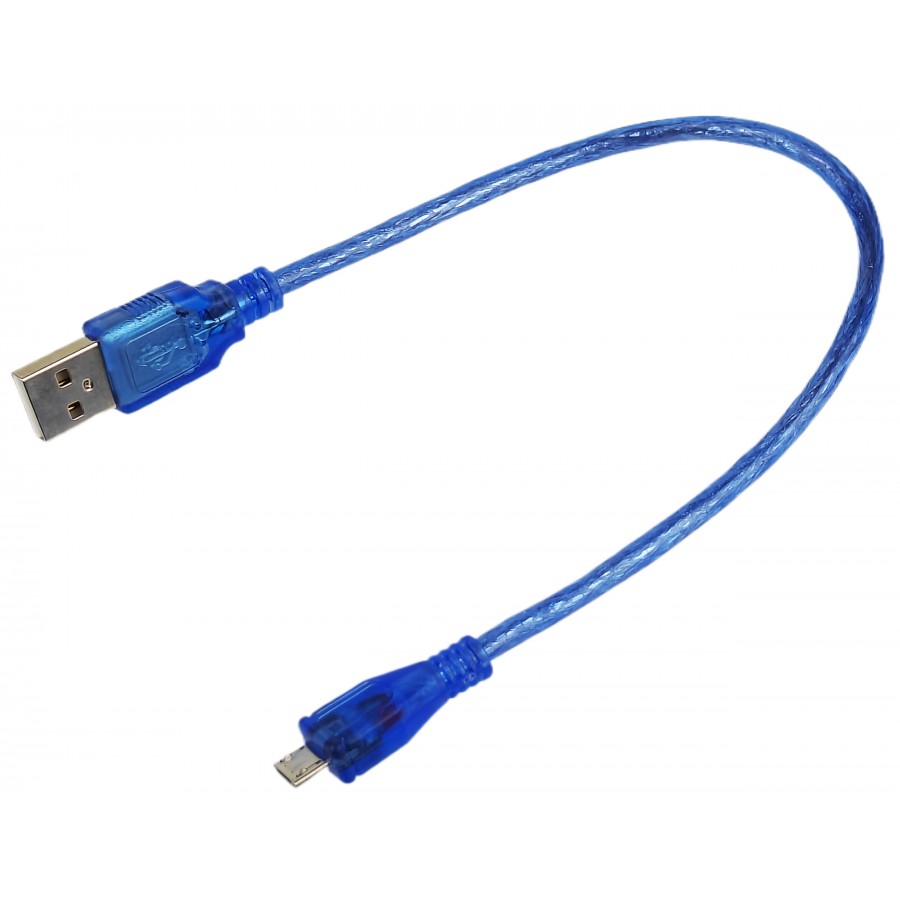 Інтерфейсний кабель для Arduino USB - microUSB 30 см / USB30-micro з швидкою доставкою