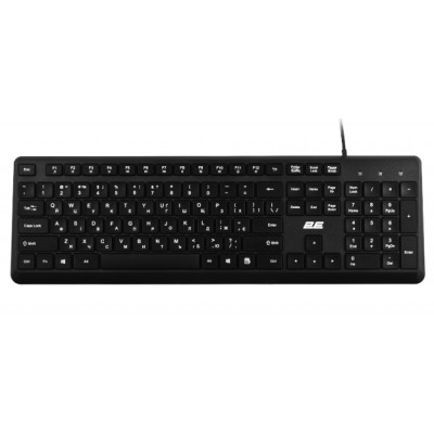 Комплект клавиатура и мышка 2E MK405, USB-A, EN / UK, BLACK чёрный / 2E-MK405UBK Комплект клавиатура и мышка 2E MK405, USB-A, EN / UK, BLACK чёрный / 2E-MK405UBK