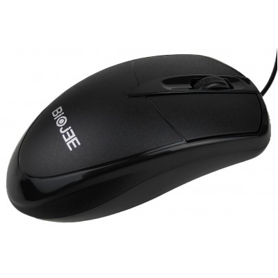Эргономичная компьютерная проводная мышь BIOJEE E100 Black 3D DPI для ноутбуков, настольных компьютеров Эргономичная компьютерная проводная мышь BIOJEE E100 Black 3D DPI для ноутбуков, настольных компьютеров