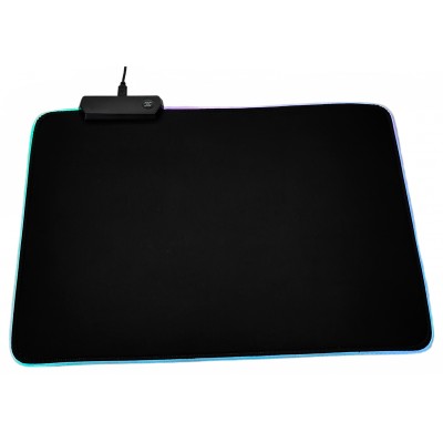 Коврик для компьютерной мышки c RGB подсветкой RGB-01 350*250 мм Black / RGB-013525B Коврик для компьютерной мышки c RGB подсветкой RGB-01 350*250 мм Black / RGB-013525B