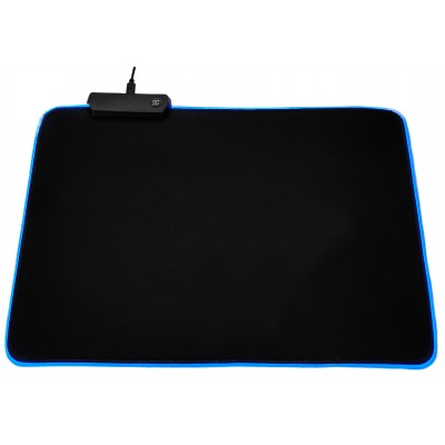 Коврик для компьютерной мышки c RGB подсветкой RGB-01 350*250 мм Black / RGB-013525B Коврик для компьютерной мышки c RGB подсветкой RGB-01 350*250 мм Black / RGB-013525B