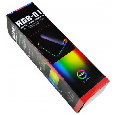Коврик для компьютерной мышки c RGB подсветкой RGB-01 800*300 мм Black / RGB-018030B Коврик для компьютерной мышки c RGB подсветкой RGB-01 800*300 мм Black / RGB-018030B