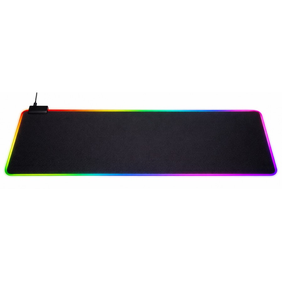 Коврик для компьютерной мышки c RGB подсветкой RGB-01 800*300 мм Black / RGB-018030B с быстрой доставкой