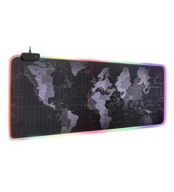 Килимок для комп'ютерної мишки з принтом та RGB-підсвіткою RGB-01 800×300 мм Black / RGB-018030P