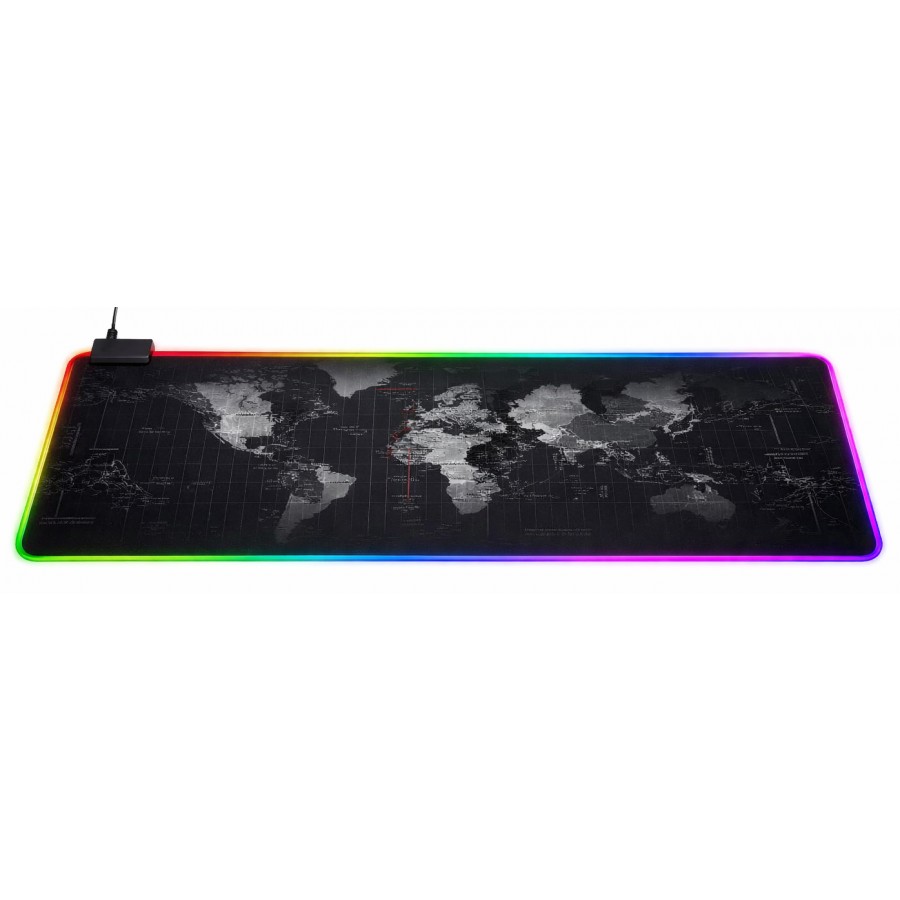 Коврик для компьютерной мышки c принтом и RGB подсветкой RGB-01 800*300 мм Black / RGB-018030P с быстрой доставкой