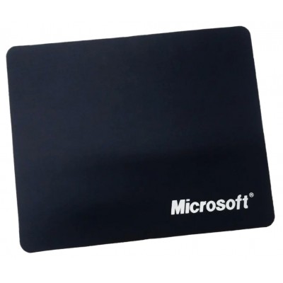 Коврик для компьютерной мышки 21x25 см Microsoft чёрный, односторонний / XC-X32125B Коврик для компьютерной мышки 21x25 см Microsoft чёрный, односторонний / XC-X32125B