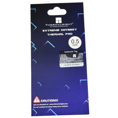 Термопрокладка Thermalright Odyssey 85x45x0.5 мм Thermal Pad 12.8 W/mK Термопрокладка Thermalright Odyssey 85x45x0.5 мм Thermal Pad 12.8 W/mK