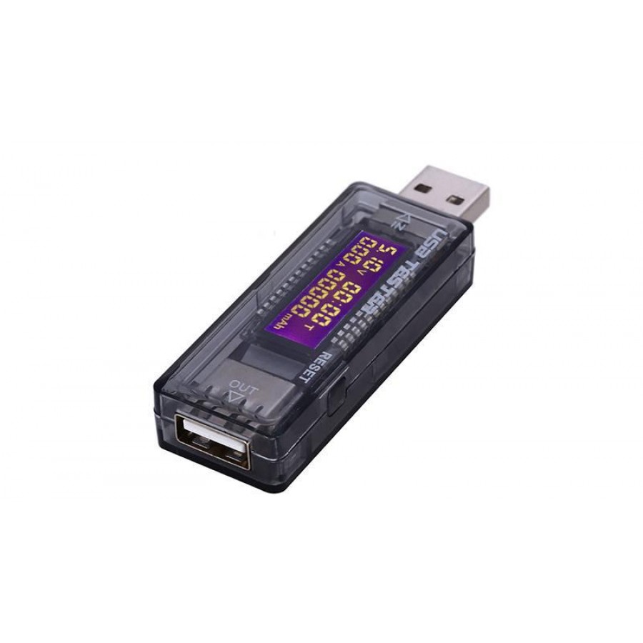 USB Тестер Keweisi KWS-V21 вольтметр амперметр вимірювач ємності акумулятора, струм, ємність, напруга с быстрой доставкой