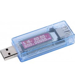 USB Тестер Keweisi KWS-V20 вольтметр амперметр вимірювач ємності акумулятора, струм, ємність, напруга USB Тестер Keweisi KWS-V20 вольтметр амперметр вимірювач ємності акумулятора, струм, ємність, напруга