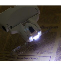 Бінокулярні окуляри 9892B2, лупи з LED-підсвічуванням і змінними збільшувальними лінзами Бінокулярні окуляри 9892B2, лупи з LED-підсвічуванням і змінними збільшувальними лінзами