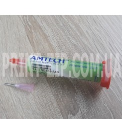 Флюс для пайки AMTECH NC-559-ASM 10мл, шприц + игла Флюс для пайки AMTECH NC-559-ASM 10мл, шприц + игла