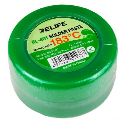 Паяльна паста олов'яно-свинцева RELIFE RL-401 30г