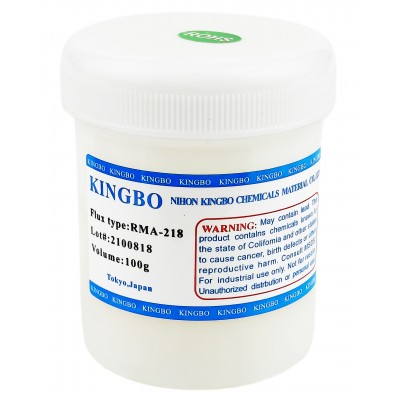 Флюс, гель-паста KINGBO RMA-218 для паяння BGA, SMD 100g   