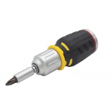 Викрутка Stanley "FatMax Stubby", бітотримач реверсний 1/4, FMHT0-62688