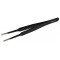 Пинцет антистатический немагнитный Tweezers ESD-13 прямой с плоскими закругленными кончиками для ремонта