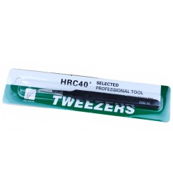 Антистатичний немагнітний пінцет Tweezers із супертонкими прямими гострими кінчиками для ремонту / ESD-14B