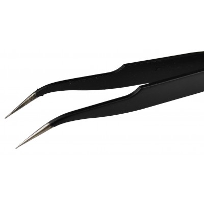 Антистатический пинцет Tweezers ESD-15 с изогнутыми острыми концами для ремонта телефонов и разной техники Антистатический пинцет Tweezers ESD-15 с изогнутыми острыми концами для ремонта телефонов и разной техники